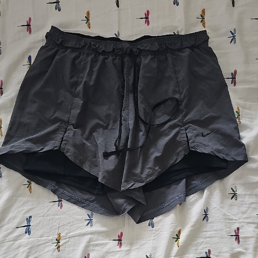 Nike Women's Charcoal Athletic Shorts